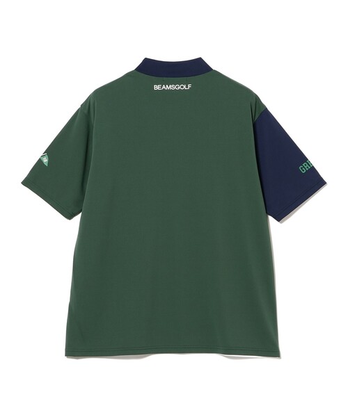 BEAMS GOLF(ビームスゴルフ)の「ORANGE LABEL / クレイジーパターン モックネックシャツ(吸水速乾・UVカット)(シャツ/ブラウス・メンズ・ホワイト/ネイビー・S/XL/M)」の20枚目の写真