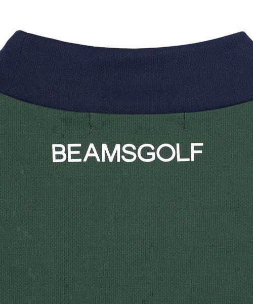 BEAMS GOLF(ビームスゴルフ)の「ORANGE LABEL / クレイジーパターン モックネックシャツ(吸水速乾・UVカット)(シャツ/ブラウス・メンズ・ホワイト/ネイビー・S/XL/M)」の22枚目の写真