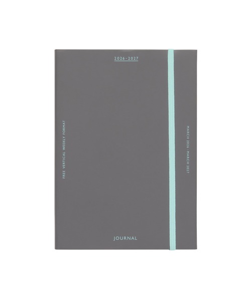 HIGHTIDE（ハイタイド）の「ハイタイド 手帳 2026 / ケイティー / B6 フリー 週間バーチカル / 2026年3月始まり / 4月始まり対応 / ウィークリースケジュール帳（手帳/メモ帳・レディース・ホワイト/グレー/ライトブルー/イエロー/ピンク・FREE）」の2枚目の写真