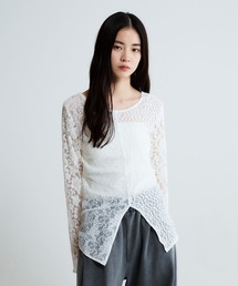JEANASIS | 2WAYスリットレースLS TEE/652649(Tシャツ/カットソー)