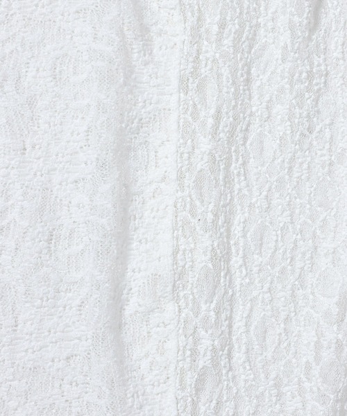 JEANASIS(ジーナシス)の「2WAYスリットレースLS TEE/652649(Tシャツ/カットソー・レディース・ブラック/ホワイト・FREE)」の19枚目の写真