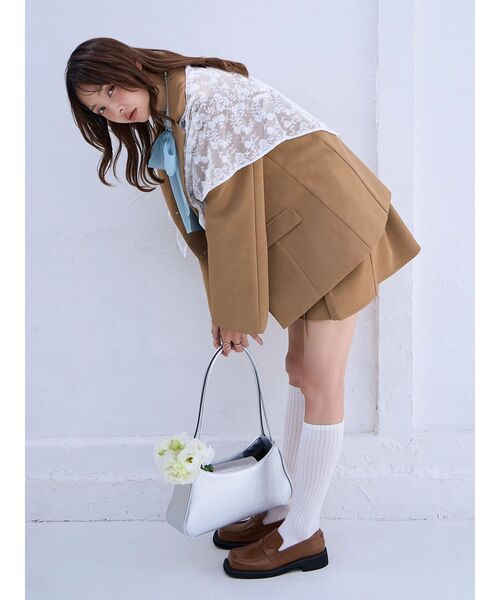 dazzlin(ダズリン)の「レーススカーフ(バンダナ/スカーフ・レディース・オフホワイト・FREE)」の4枚目の写真