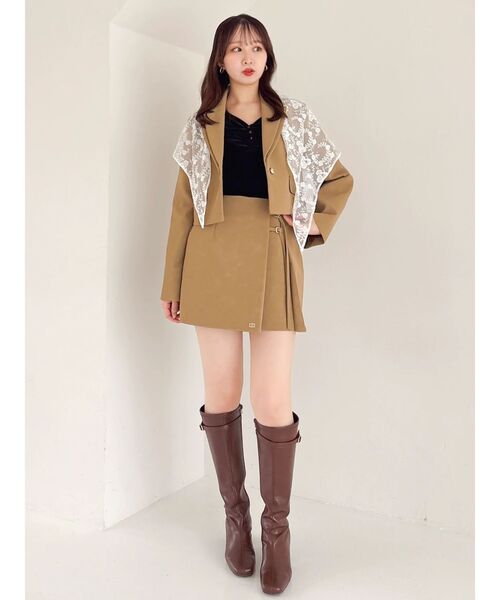 dazzlin(ダズリン)の「レーススカーフ(バンダナ/スカーフ・レディース・オフホワイト・FREE)」の8枚目の写真