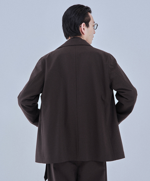 EDIFICE(エディフィス)の「2WAY トロピカル ウール ジャケット(テーラードジャケット・メンズ・ブラウン/ベージュ・SMALL/MEDIUM/LARGE)」の20枚目の写真