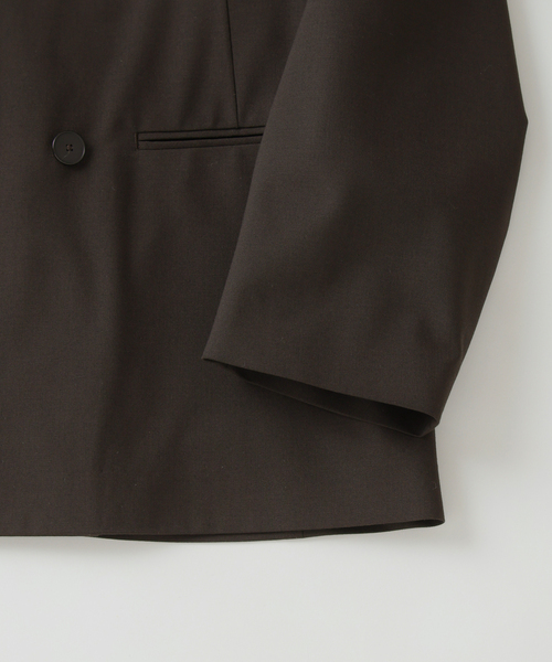 EDIFICE(エディフィス)の「2WAY トロピカル ウール ジャケット(テーラードジャケット・メンズ・ブラウン/ベージュ・SMALL/MEDIUM/LARGE)」の5枚目の写真