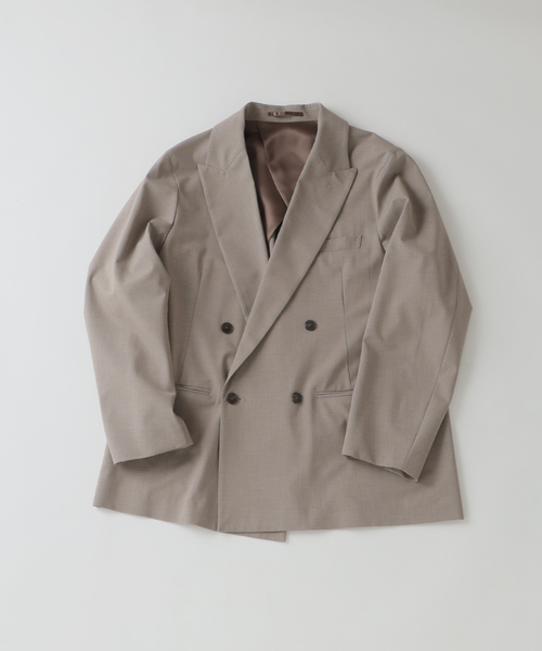 EDIFICE(エディフィス)の「2WAY トロピカル ウール ジャケット(テーラードジャケット・メンズ・ブラウン/ベージュ・SMALL/MEDIUM/LARGE)」の11枚目の写真