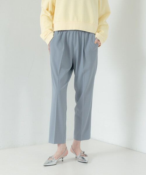 GALLEST(ギャレスト)の「Comfy SET UP|イージーテーパードパンツ【セットアップ対応/通勤/カセット服/接触冷感/UVカット】(その他パンツ・レディース・ブラック/ダークグレー/キャメル/ライトブルー・40/38/36/34)」の21枚目の写真