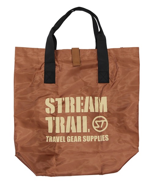 STREAM TRAIL（ストリームトレイル）の「ECO BAG B　エコバッグ B（エコバッグ/サブバッグ・メンズ・ネイビー/イエロー/オリーブドラブ/ブラック・FREE）」の2枚目の写真