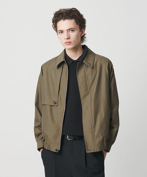 BEAUTY&YOUTH UNITED ARROWS（ビューティーアンドユースユナイテッドアローズ）の「Veldam ギャバ ショート ジャケット（ブルゾン・メンズ・ブラック/オリーブ・S/M/L/XL）」の2枚目の写真