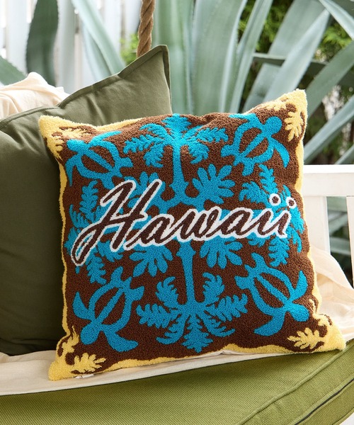 Kahiko】ナニキルト相良刺繍クッションカバー（クッション/クッション