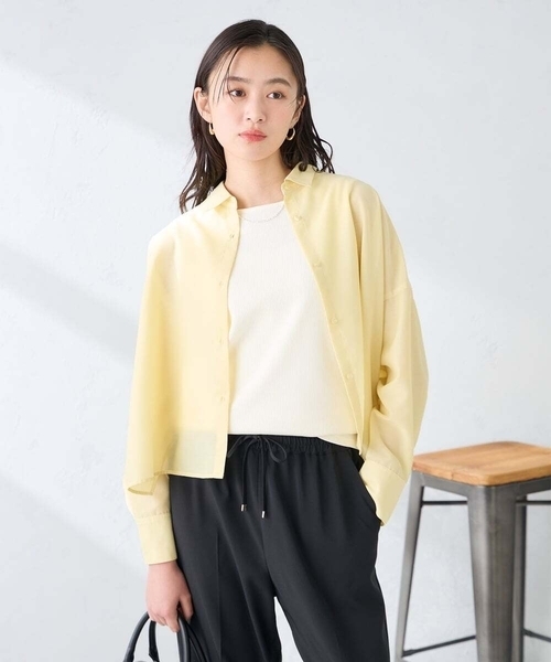 a.v.v(アーヴェヴェ)の「ベーシックテレコタンクトップ(タンクトップ・レディース・ホワイト/ブラウン/ブラック・40/38/36)」の19枚目の写真