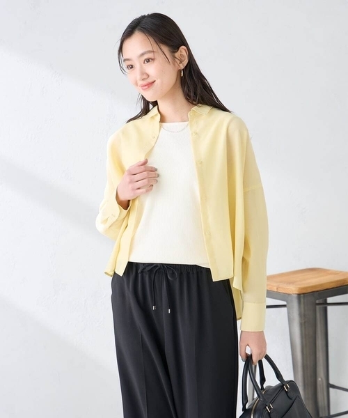 a.v.v(アーヴェヴェ)の「ベーシックテレコタンクトップ(タンクトップ・レディース・ホワイト/ブラウン/ブラック・40/38/36)」の20枚目の写真