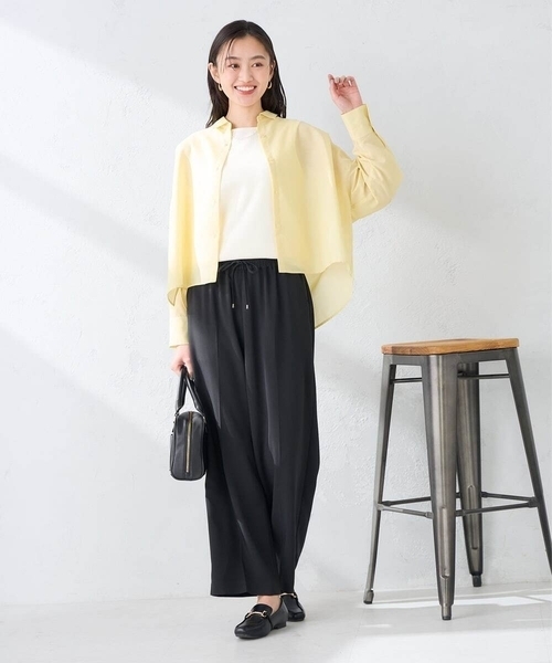 a.v.v(アーヴェヴェ)の「ベーシックテレコタンクトップ(タンクトップ・レディース・ホワイト/ブラウン/ブラック・40/38/36)」の21枚目の写真