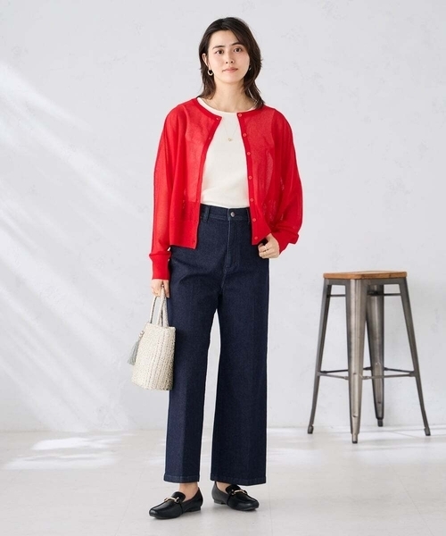 a.v.v(アーヴェヴェ)の「ベーシックテレコタンクトップ(タンクトップ・レディース・ホワイト/ブラウン/ブラック・40/38/36)」の4枚目の写真