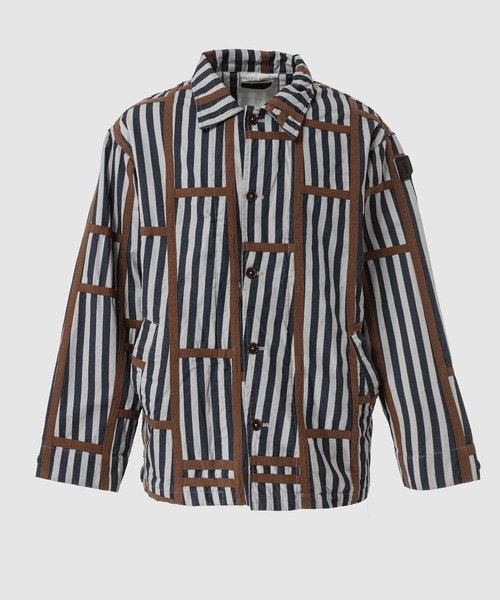 PHINGERIN(フィンガリン)の「TRIM PATTERN JACKET(その他アウター・メンズ・ネイビー系/ピンク系その他・L)」の1枚目の写真