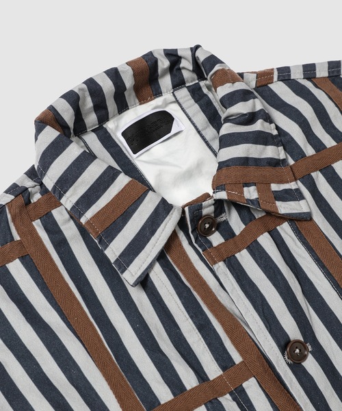 PHINGERIN(フィンガリン)の「TRIM PATTERN JACKET(その他アウター・メンズ・ネイビー系/ピンク系その他・L)」の9枚目の写真