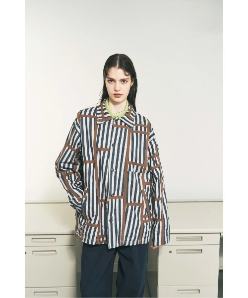 PHINGERIN(フィンガリン)の「TRIM PATTERN JACKET(その他アウター・メンズ・ネイビー系/ピンク系その他・L)」の7枚目の写真