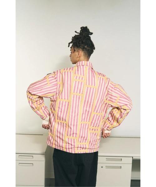 PHINGERIN(フィンガリン)の「TRIM PATTERN JACKET(その他アウター・メンズ・ネイビー系/ピンク系その他・L)」の5枚目の写真