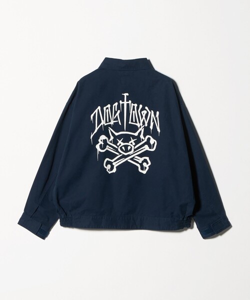 DOGTOWN(ドッグタウン)の「<DOGTOWN × CGS.>ジップ ブルゾン(ブルゾン・メンズ・ホワイト/ネイビー・L/M/XL)」の2枚目の写真