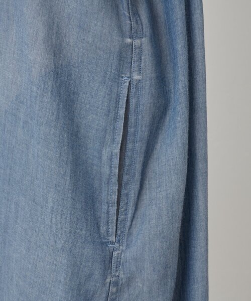 BEARDSLEY（ビアズリー）の「シフォンデニムシャツワンピース（ワンピース・レディース・ブルー・FREE）」の11枚目の写真