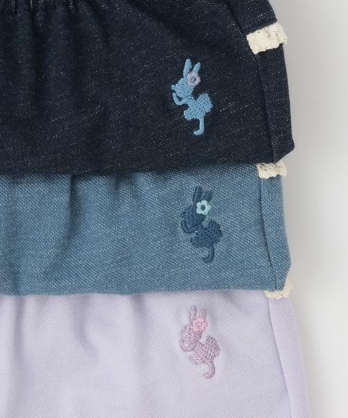 KP（ケーピー）の「デニム風ニットツイル パンツ 6分丈（その他パンツ・キッズ・ブルー/ネイビー/ラベンダー・80ｃｍ/90cm/100cm/110cm/120cm/130cm/140cm/150cm/160cm）」の7枚目の写真