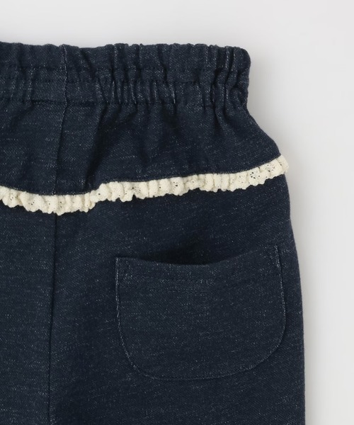 KP（ケーピー）の「デニム風ニットツイル パンツ 6分丈（その他パンツ・キッズ・ブルー/ネイビー/ラベンダー・80ｃｍ/90cm/100cm/110cm/120cm/130cm/140cm/150cm/160cm）」の9枚目の写真
