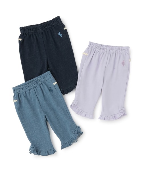 KP（ケーピー）の「デニム風ニットツイル パンツ 6分丈（その他パンツ・キッズ・ブルー/ネイビー/ラベンダー・80ｃｍ/90cm/100cm/110cm/120cm/130cm/140cm/150cm/160cm）」の11枚目の写真