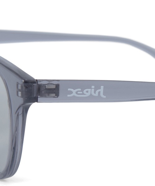 X-girl（エックスガール）の「CLASSIC WELLINGTON SUNGLASSES（サングラス・レディース・ブラック/グレー・ONE SIZE）」の6枚目の写真