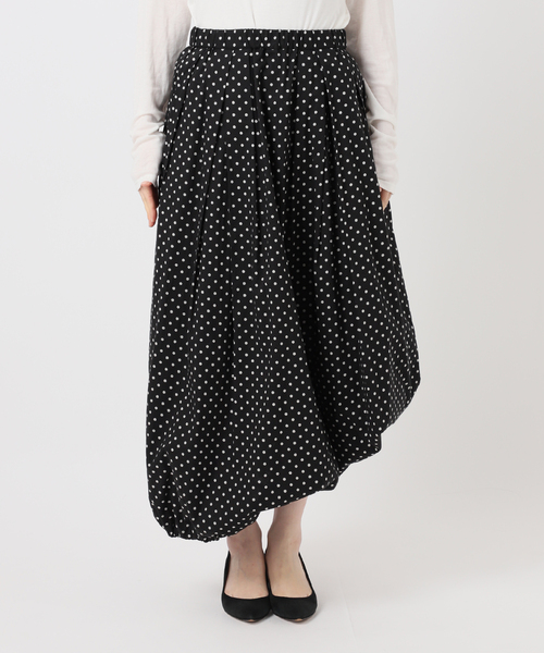 Spick & Span（スピックアンドスパン）の「《一部店舗+WEB限定》Glyph Polka dot Balloon Skirt（スカート・レディース・ブラック・FREE）」の3枚目の写真