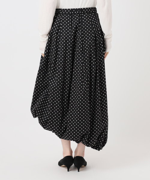 Spick & Span（スピックアンドスパン）の「《一部店舗+WEB限定》Glyph Polka dot Balloon Skirt（スカート・レディース・ブラック・FREE）」の5枚目の写真