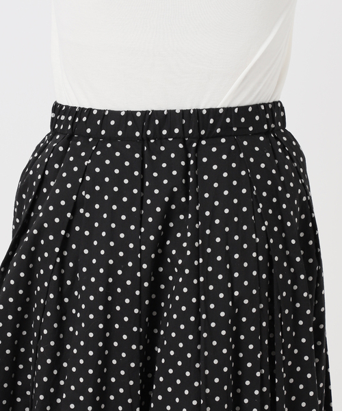Spick & Span（スピックアンドスパン）の「《一部店舗+WEB限定》Glyph Polka dot Balloon Skirt（スカート・レディース・ブラック・FREE）」の7枚目の写真