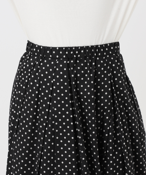 Spick & Span（スピックアンドスパン）の「《一部店舗+WEB限定》Glyph Polka dot Balloon Skirt（スカート・レディース・ブラック・FREE）」の8枚目の写真