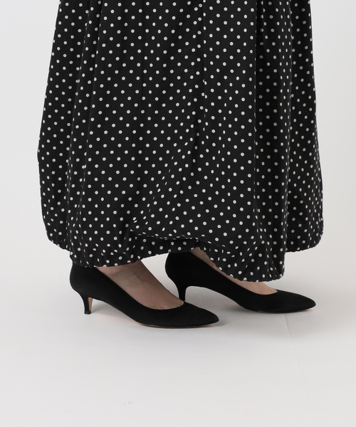 Spick & Span（スピックアンドスパン）の「《一部店舗+WEB限定》Glyph Polka dot Balloon Skirt（スカート・レディース・ブラック・FREE）」の11枚目の写真
