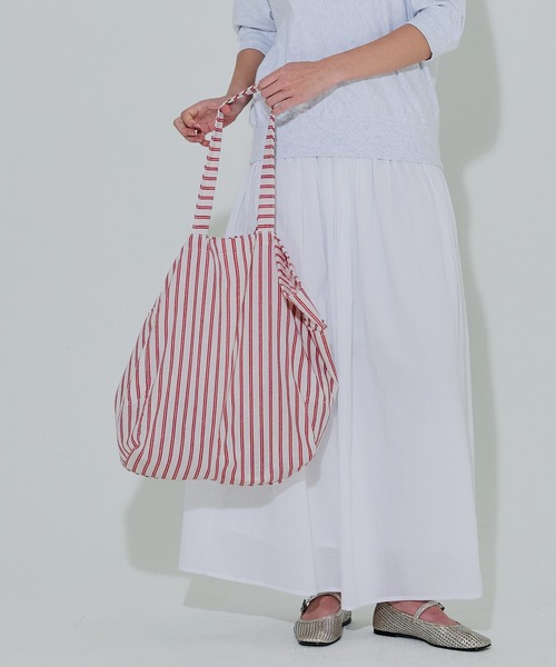 coca（coca）（コカ）の「ビッグサイズトートバッグ（トートバッグ・レディース・レッド/チャコール・ONE SIZE）」の7枚目の写真