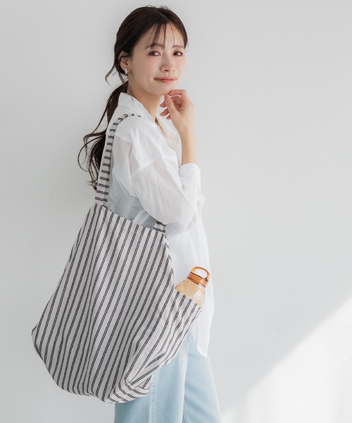 coca（coca）（コカ）の「ビッグサイズトートバッグ（トートバッグ・レディース・レッド/チャコール・ONE SIZE）」の14枚目の写真