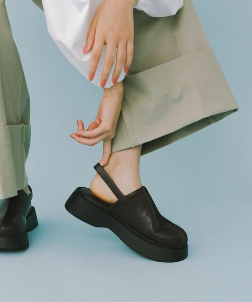 RODE SKO（ロデスコ）の「センターステッチクロッグ（サンダル・レディース・ブラック/ダークブラウン・38/37/36）」の22枚目の写真