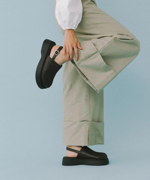 RODE SKO（ロデスコ）の「センターステッチクロッグ（サンダル・レディース・ブラック/ダークブラウン・38/37/36）」の17枚目の写真