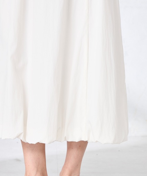 GALLORIA（ギャローリア）の「バルーンスカート（スカート・レディース・オフホワイト/ブラック・L/LL/M/S）」の6枚目の写真