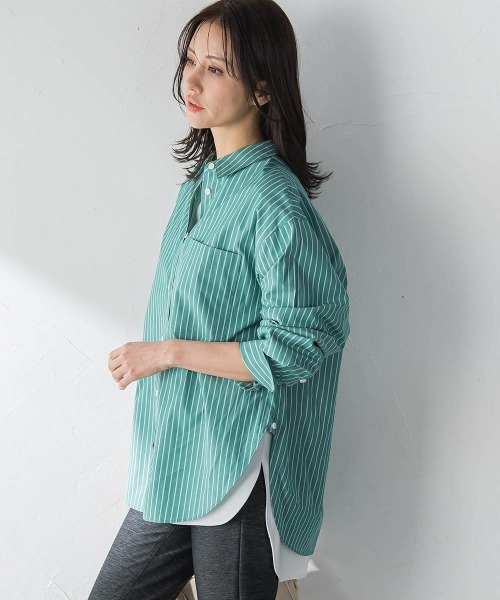 LAUTREAMONT（ロートレアモン）の「【WEB限定】季節をつなぐ万能Tブラウス（シャツ/ブラウス・レディース・ホワイト/ブラック・9号/7号）」の5枚目の写真