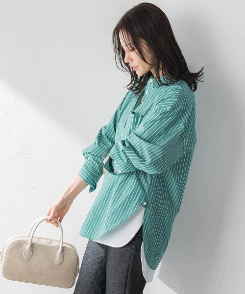 LAUTREAMONT（ロートレアモン）の「【WEB限定】季節をつなぐ万能Tブラウス（シャツ/ブラウス・レディース・ホワイト/ブラック・9号/7号）」の6枚目の写真