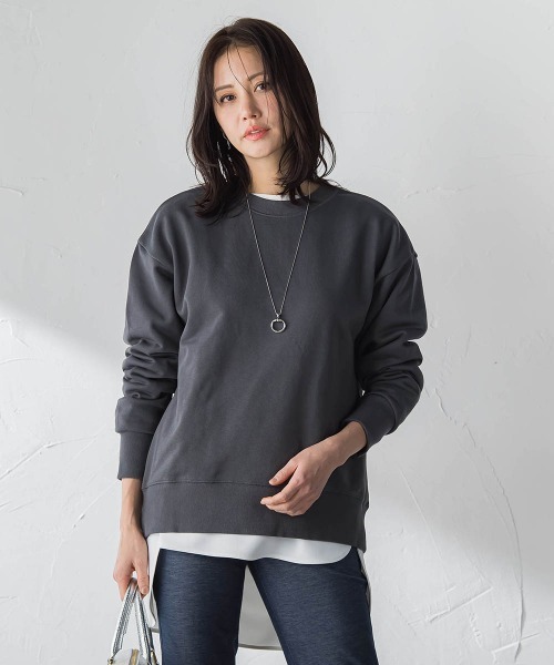 LAUTREAMONT（ロートレアモン）の「【WEB限定】季節をつなぐ万能Tブラウス（シャツ/ブラウス・レディース・ホワイト/ブラック・9号/7号）」の7枚目の写真