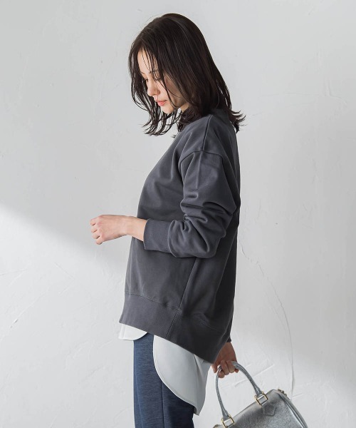 LAUTREAMONT（ロートレアモン）の「【WEB限定】季節をつなぐ万能Tブラウス（シャツ/ブラウス・レディース・ホワイト/ブラック・9号/7号）」の8枚目の写真