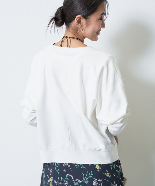 INDIVI（インディヴィ）の「【洗える／前後2WAY／アンサンブル可能】ドルマンスリーブカーディガン（カーディガン/ボレロ・レディース・ブラック/ブルー/ホワイト/ピンク系・13/15 /19/38）」の10枚目の写真