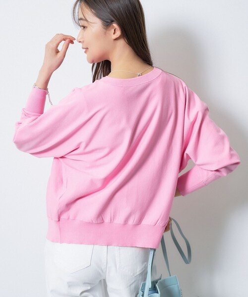 INDIVI（インディヴィ）の「【洗える／前後2WAY／アンサンブル可能】ドルマンスリーブカーディガン（カーディガン/ボレロ・レディース・ブラック/ブルー/ホワイト/ピンク系・13/15 /19/38）」の21枚目の写真