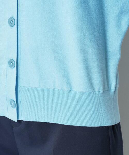 INDIVI（インディヴィ）の「【洗える／前後2WAY／アンサンブル可能】ドルマンスリーブカーディガン（カーディガン/ボレロ・レディース・ブラック/ブルー/ホワイト/ピンク系・13/15 /19/38）」の6枚目の写真