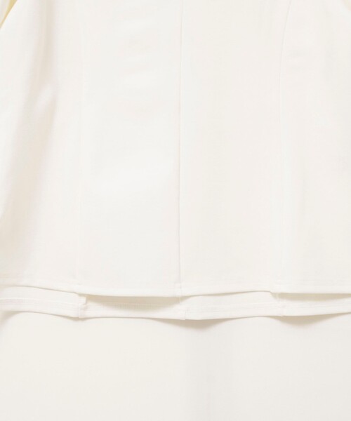 NOLLEY’S（ノーリーズ）の「【WEB限定】ウォッシャブルハートネックカットソー（Tシャツ/カットソー・レディース・ネイビー/オフホワイト/レッド・FREE）」の10枚目の写真