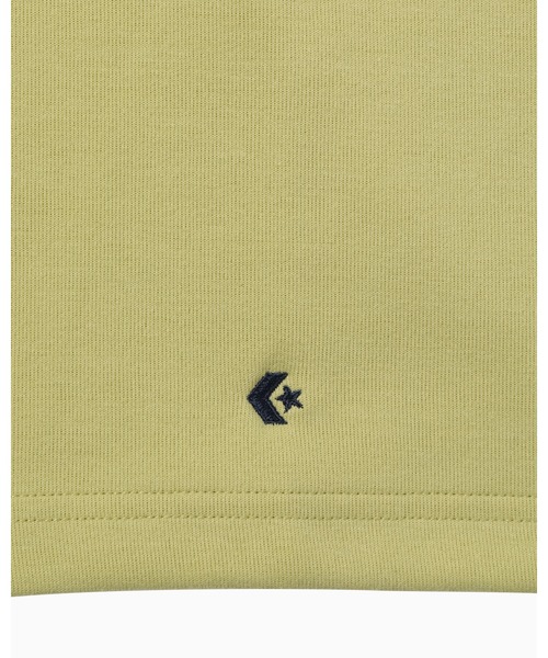 CONVERSE(コンバース)の「CV ARCH LOGO SS SW TOP M / CVアーチロゴSS SWトップM(スウェット・メンズ・ライトイエロー・XL/M)」の4枚目の写真