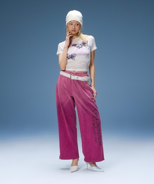 X-girl(エックスガール)の「STAR STUDDED FAUX LEATHER BELT(ベルト・レディース・ホワイト/ブラック・ONE SIZE)」の20枚目の写真