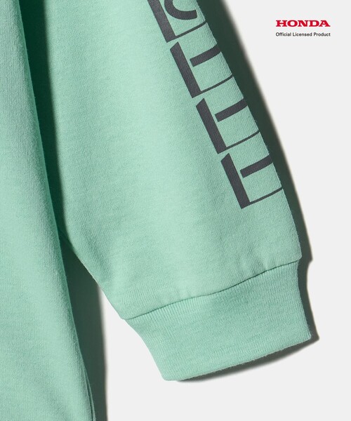 green label relaxing（グリーンレーベルリラクシング）の「【別注】＜URBAMENT＞Honda ロングスリーブ Tシャツ / キッズ 100cm-130cm（Tシャツ/カットソー・キッズ・ライム/イエロー/ネイビー・130cm/100cm/120cm/110cm）」の11枚目の写真