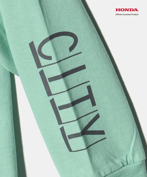 green label relaxing（グリーンレーベルリラクシング）の「【別注】＜URBAMENT＞Honda ロングスリーブ Tシャツ / キッズ 100cm-130cm（Tシャツ/カットソー・キッズ・ライム/イエロー/ネイビー・130cm/100cm/120cm/110cm）」の12枚目の写真